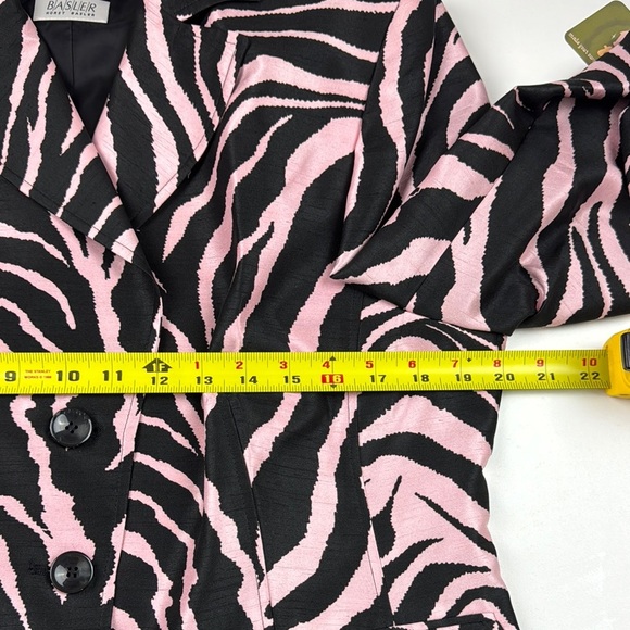 Basler Zebra Print Jacket - Black and Pink - Picture 5 of 8